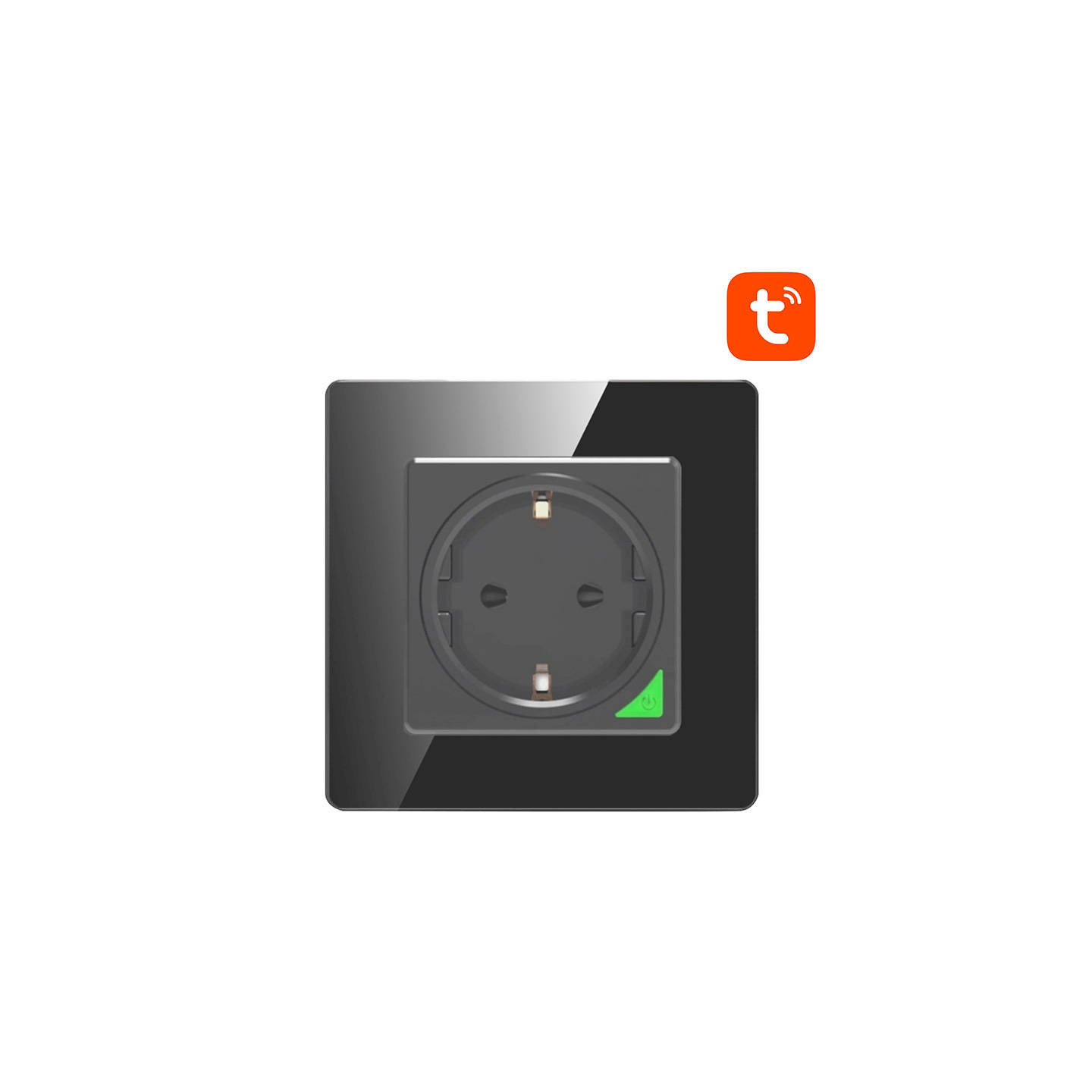 Smart WiFi Wall Socket Avatto N-WOT10-EU-B TUYA (black)