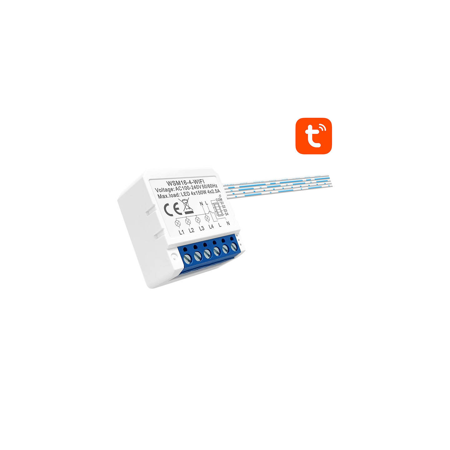 Smart Switch Module WiFi Avatto WSM16-W4 TUYA