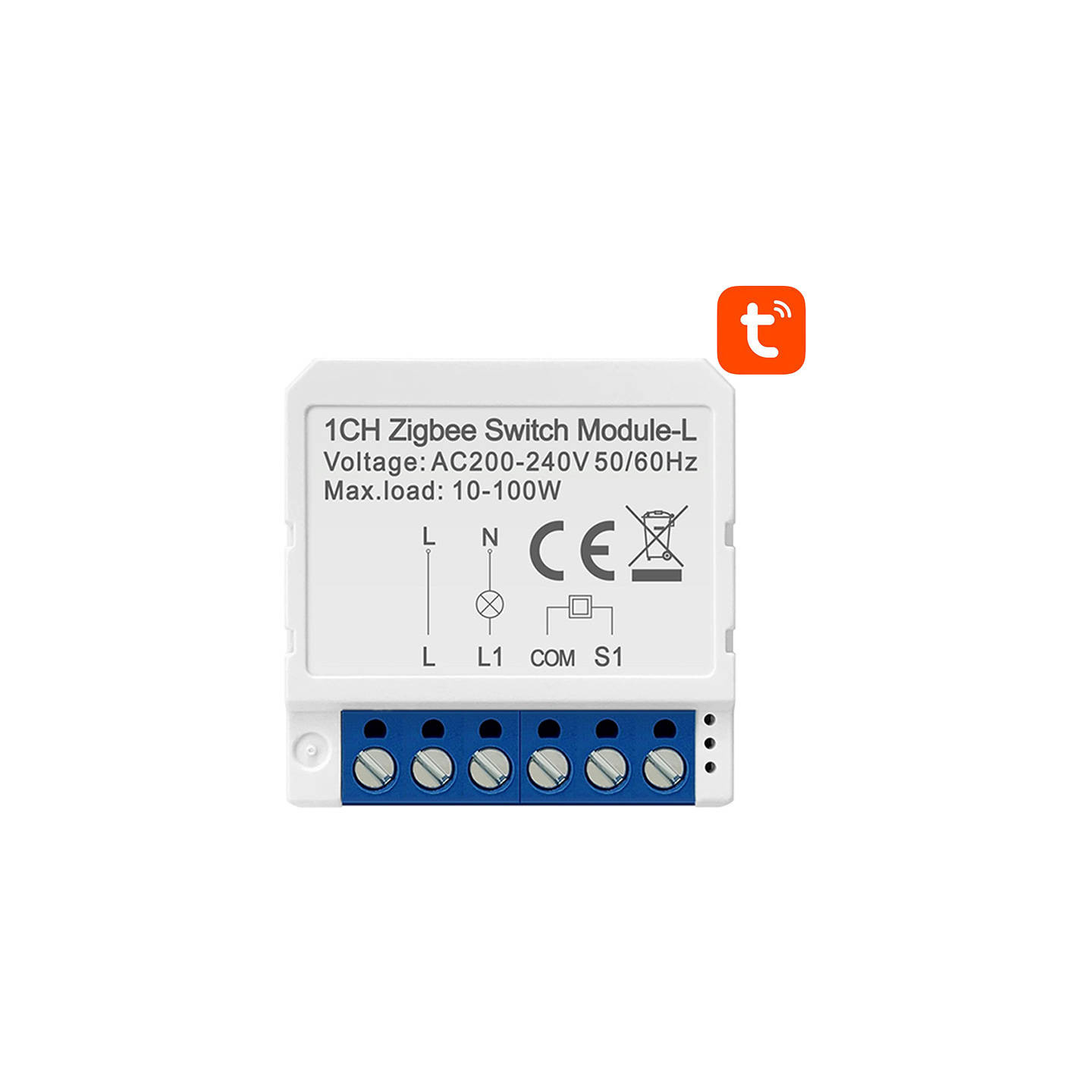 Smart Switch Module ZigBee Avatto LZWSM16-W1 No Neutral TUYA
