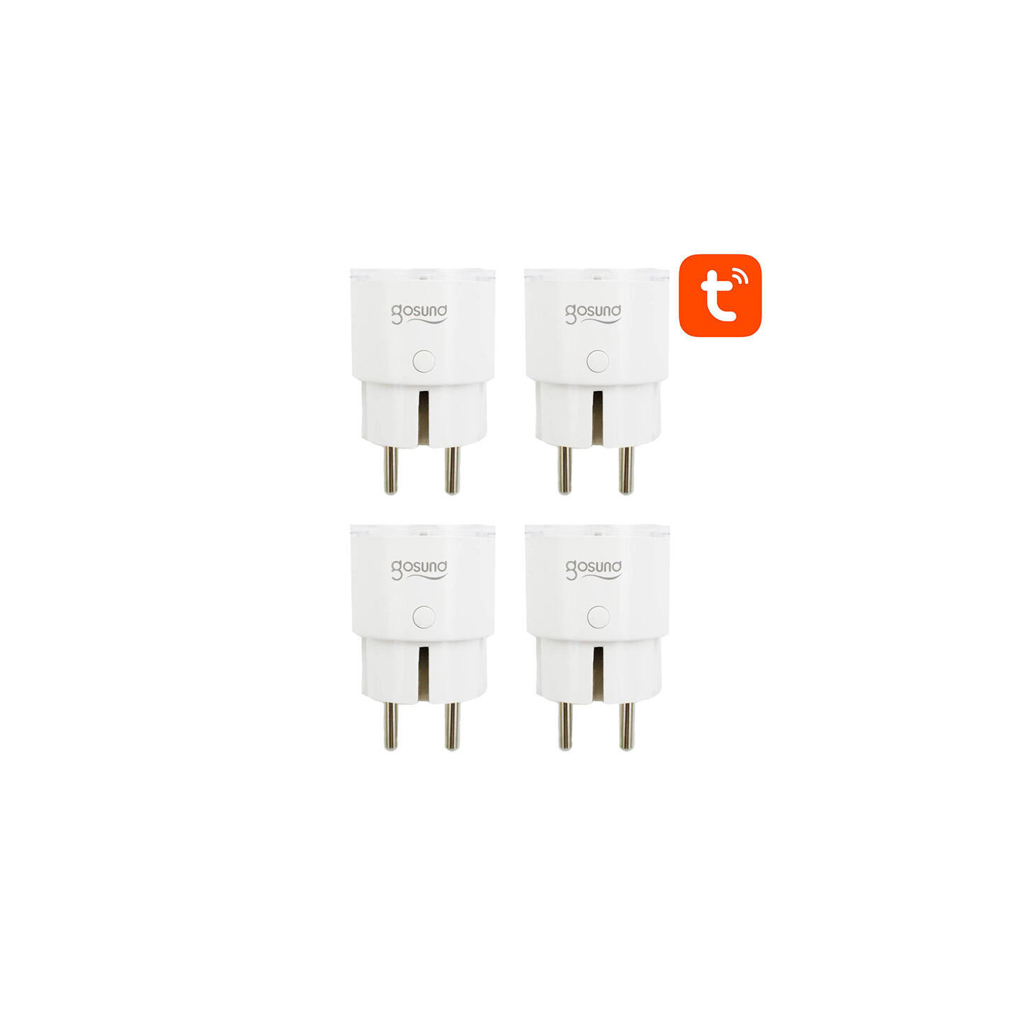 Smart plug WiFi Gosund SP111 3680W 16A, Tuya 4-pack