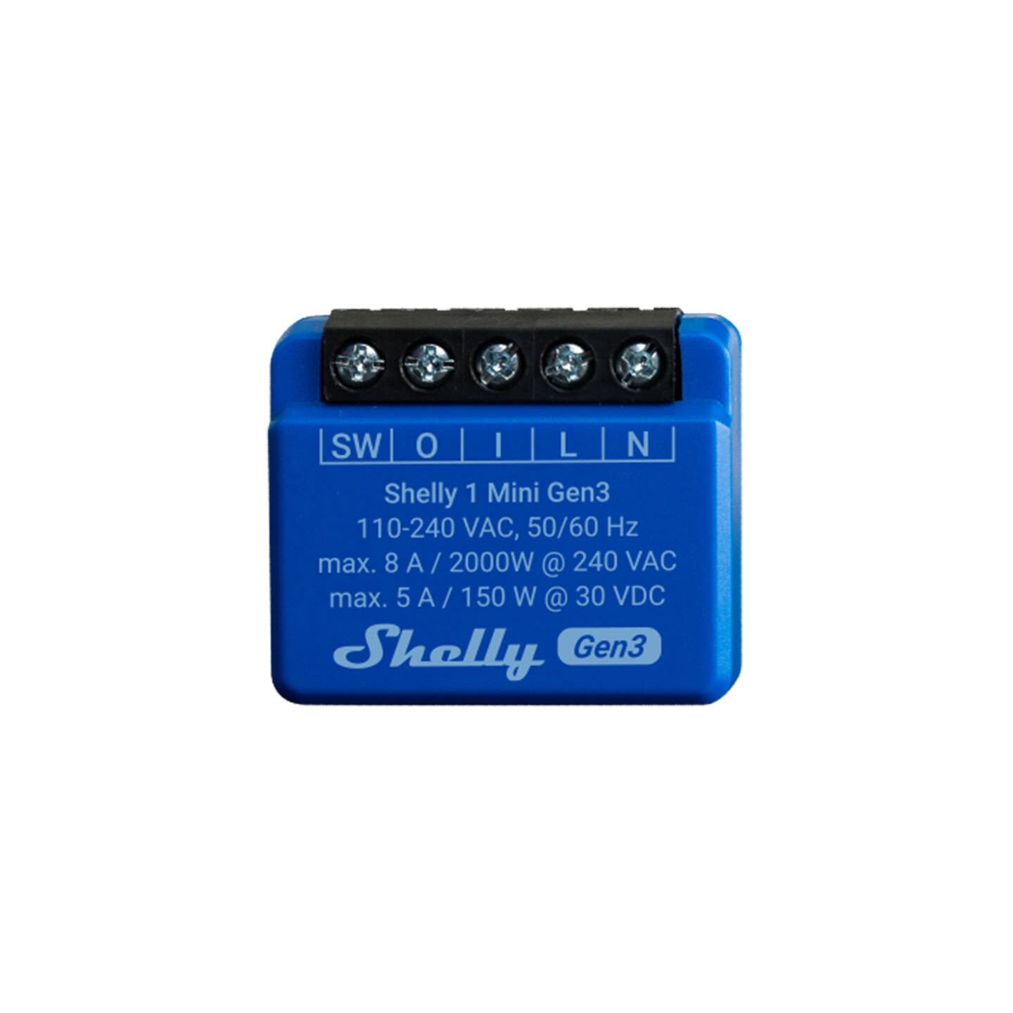 Shelly 1 Mini Gen3 Controller, WiFi/Bluetooth