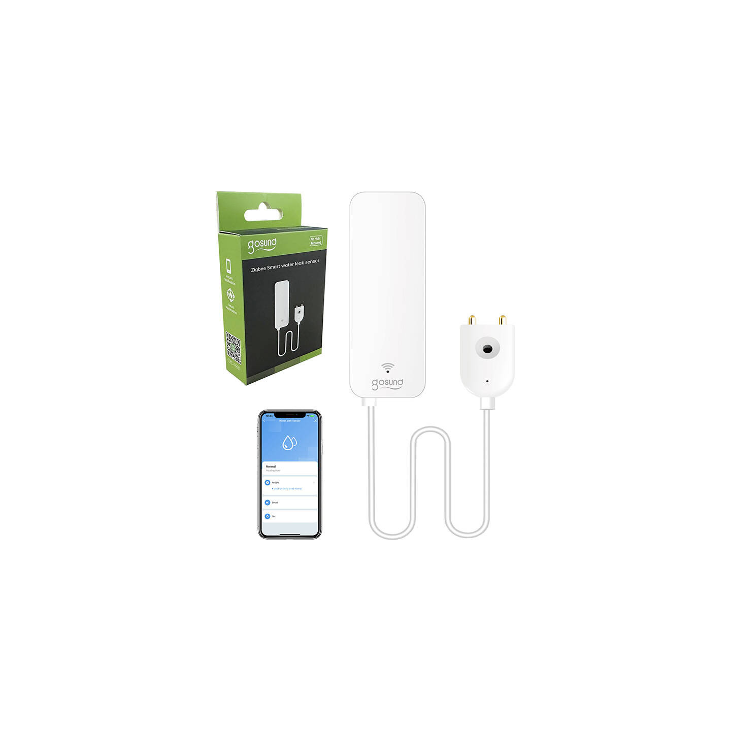 ZigBee Gosund ST19 Tuya smart flood/water leak sensor