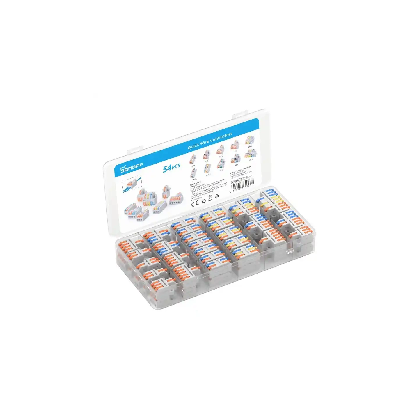 Wire Splicing Connector pack Sonoff (54 pcs)
