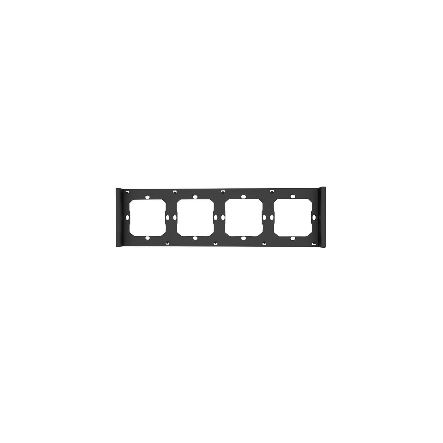 Frame for switch M5 80 quadruple 4-fold SONOFF M5-4C-80-F (graphite/black)