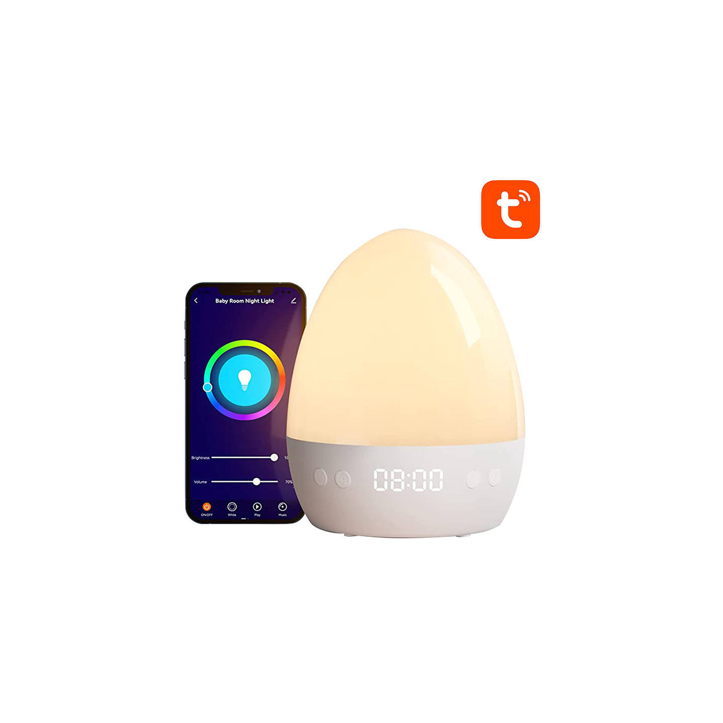 WiFi RGBW 16M Gosund LB2S Tuya smart night light