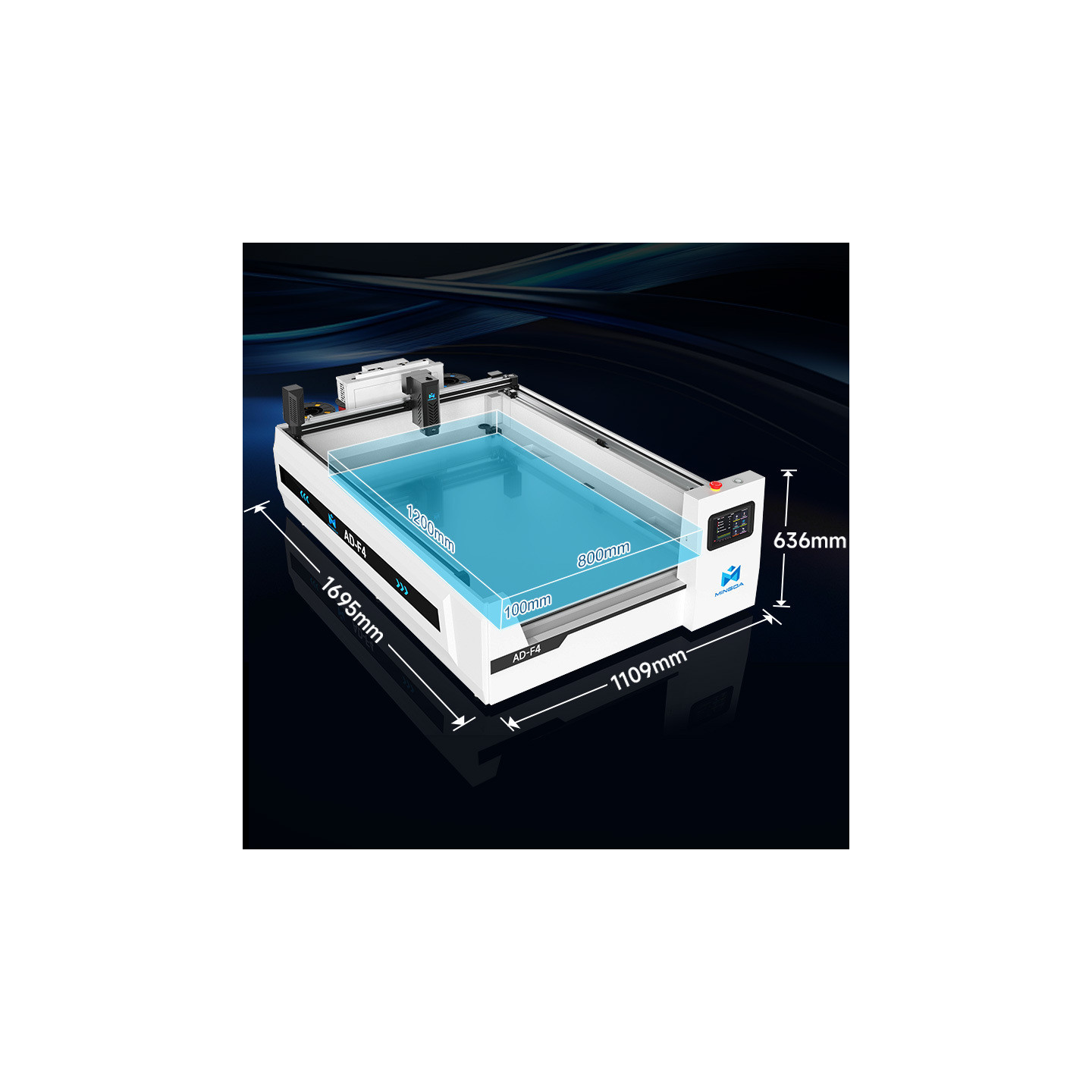 MINGDA AD-F4 3D Printeris