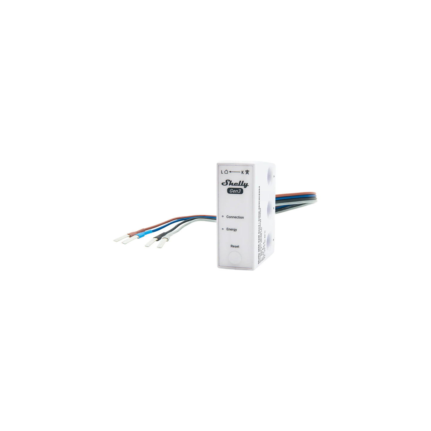 Shelly 3EM-63W Gen3 1/3-channel WiFi energy meter (wired model)