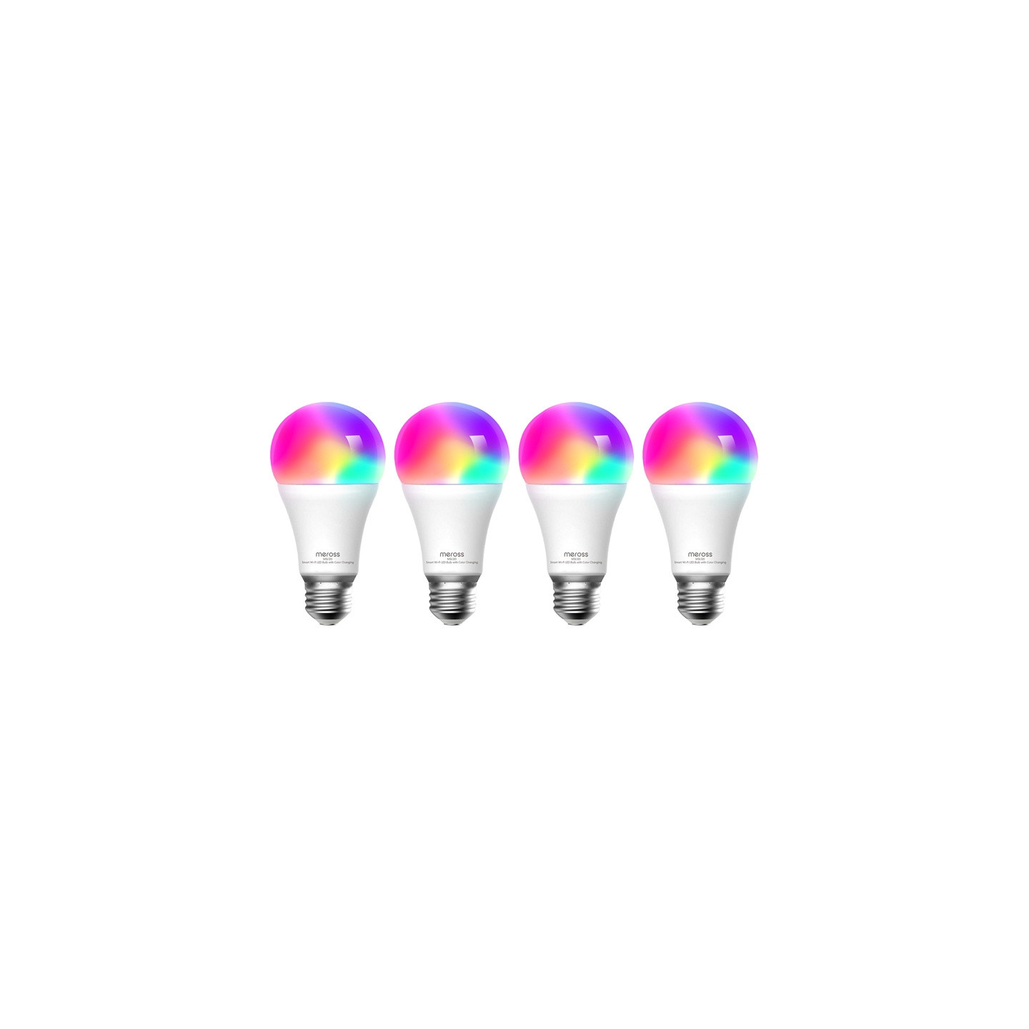 Meross MSL120 WiFi Smart LED Light Bulb (HomeKit) (four-pack)