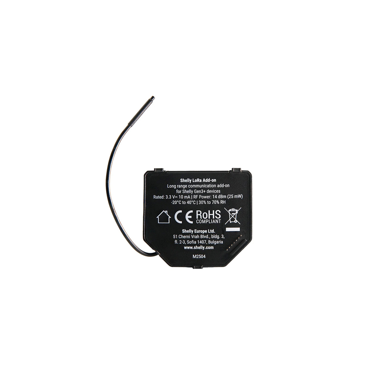 Set of 2 EU868 Relays for gen.3/4 Shelly LoRa Add-on
