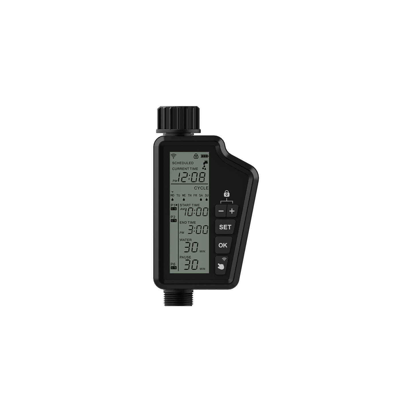 Smart Wi-Fi irrigation controller with large LCD screen Avatto SWT60-EU