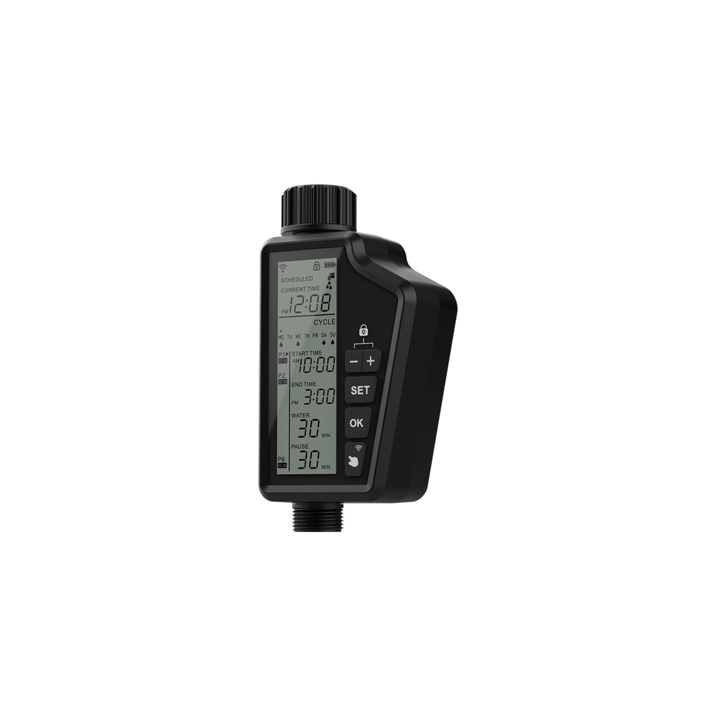 Smart Wi-Fi irrigation controller with large LCD screen Avatto SWT60-EU