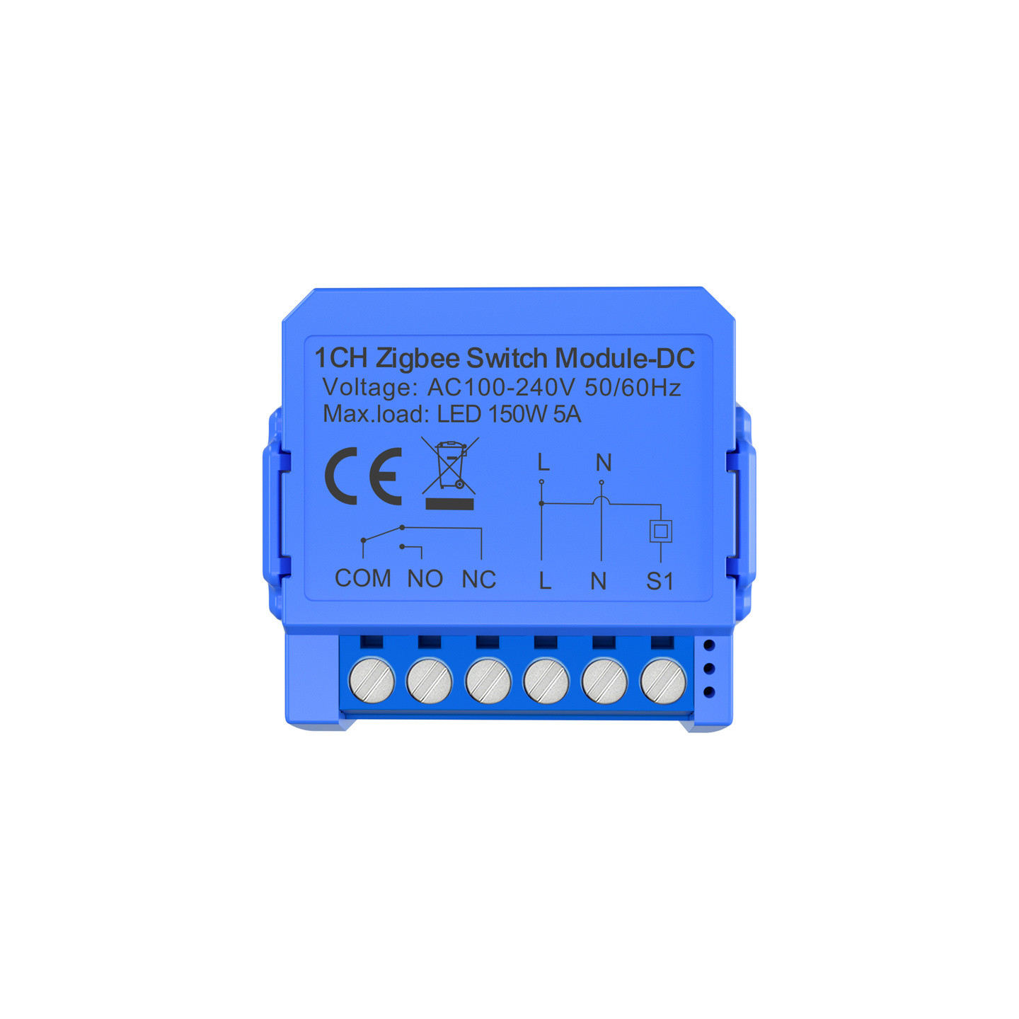 Avatto ZWSM16-DC-1 intelligent 1-channel ZigBee switch module with voltage-free DC contact