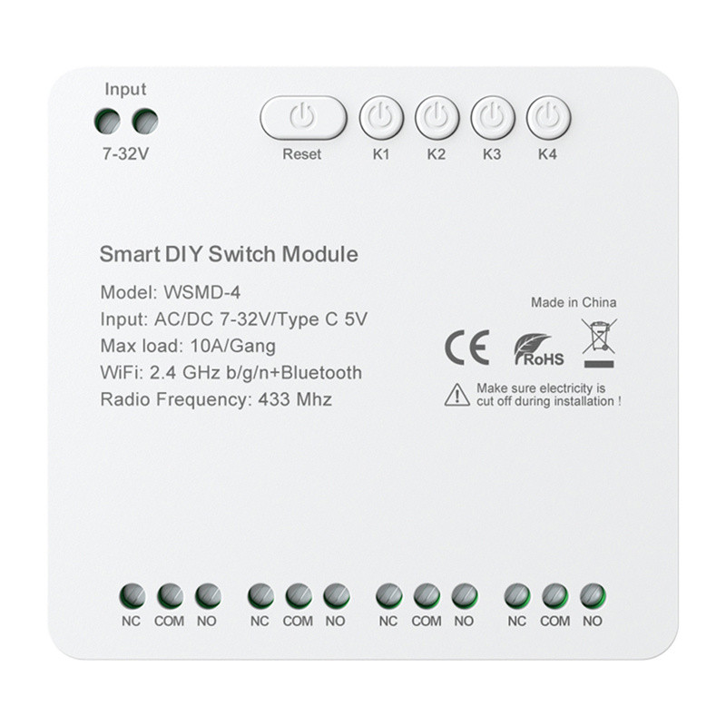 DIY Avatto WSMD-4 32V smart switch module