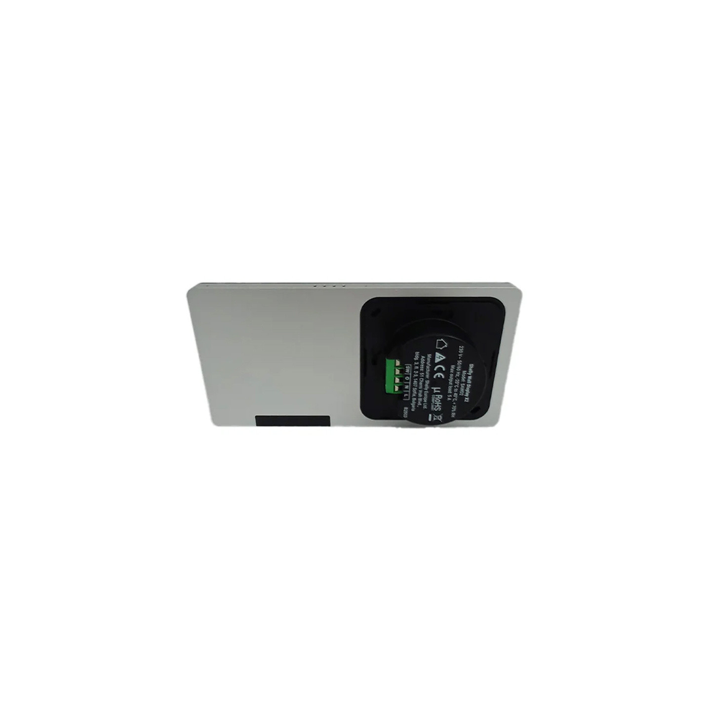 Dual Control Panel Shelly Wall Display X2 WiFi/BLU (silver) + BLU H&T