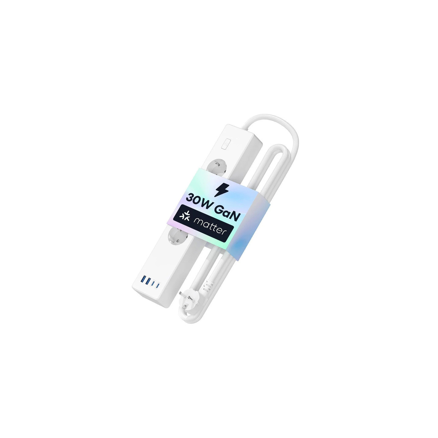 Meross MSP844(EU) smart fast charging power strip, 4 outlets + 2x USB-A + 2x USB-C (Matter)