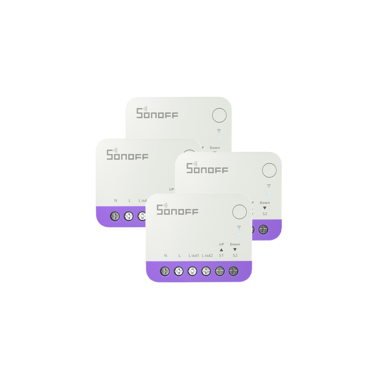 Sonoff MINI-RBS WiFi Smart Mini Roller Shutter Switch (4 pcs.)