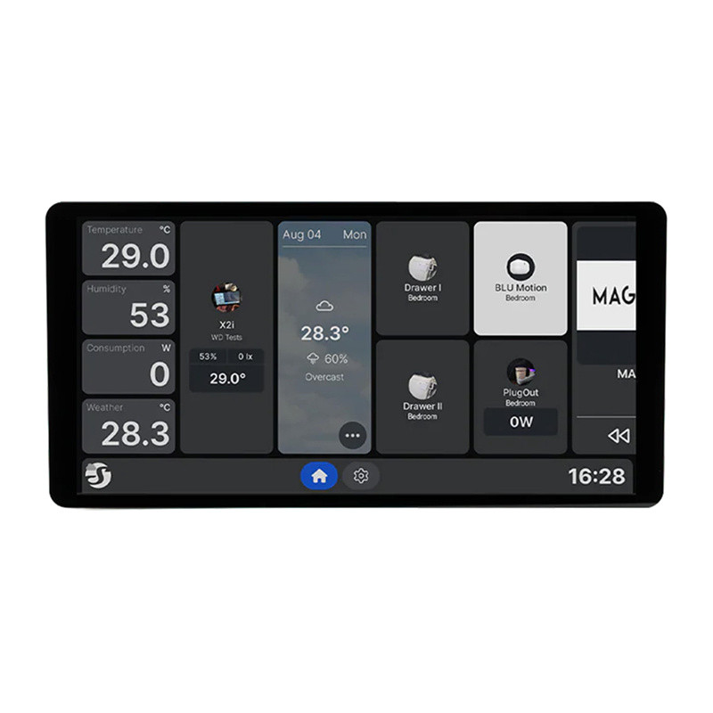 6.95" Shelly Wall Display X2i WiFi/BLU control panel (silver)