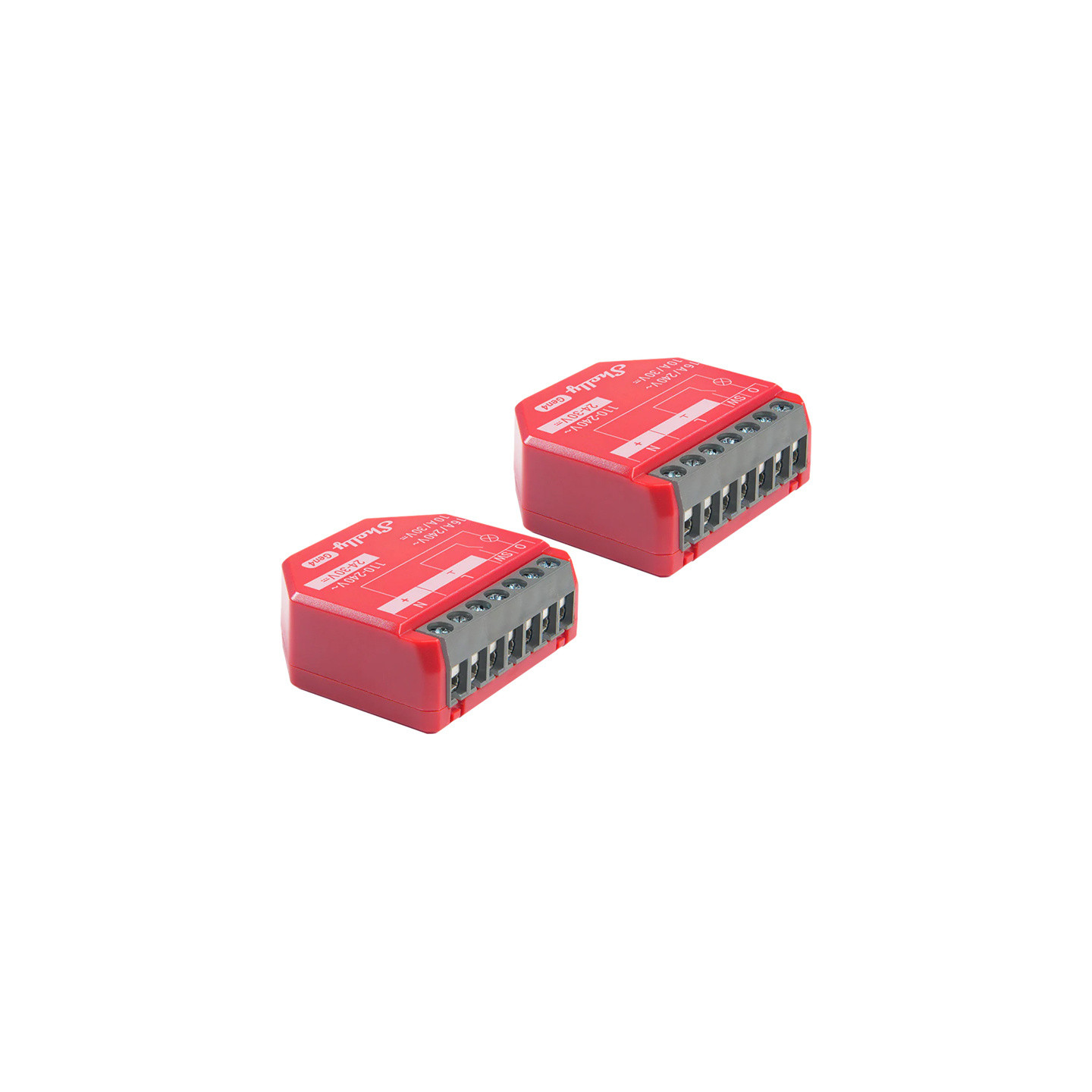 Set of 2 Shelly 1PM Gen4 Zigbee/Matter Controllers