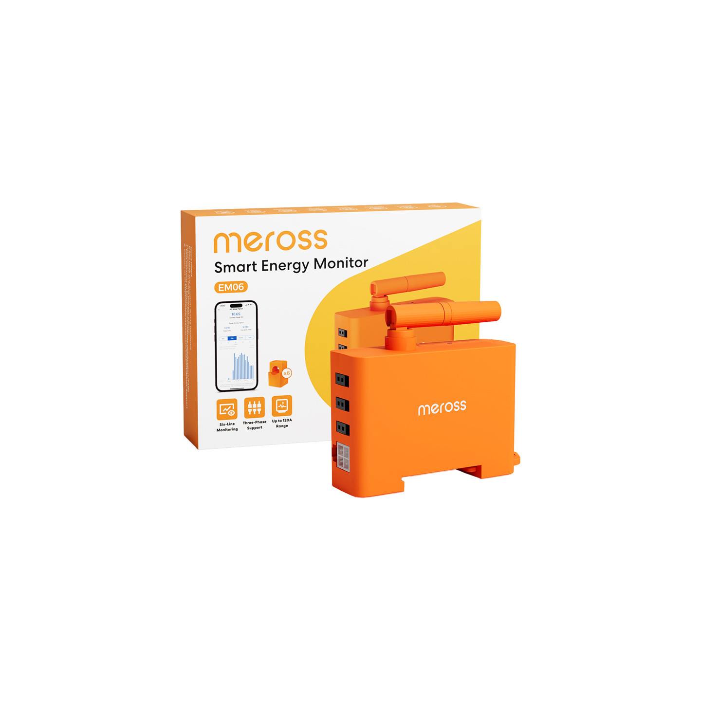 MEROSS EM06P-EU Smart Wi-Fi Energy Monitor