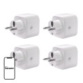 SONOFF S61s Matter External Plug via Wi-Fi, 4-Pack