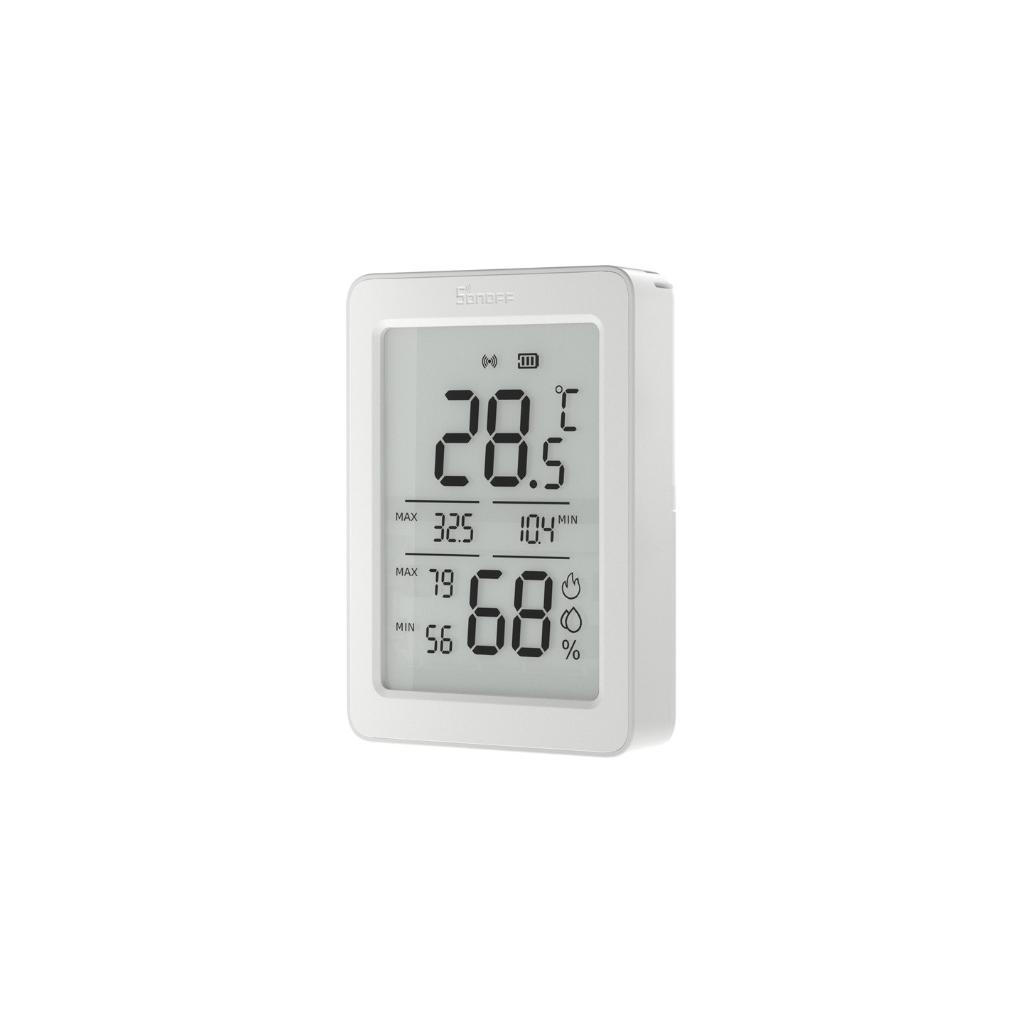 SONOFF ZigBee SNZB-02DR2 Temperature and Humidity Sensor, 2-Pack