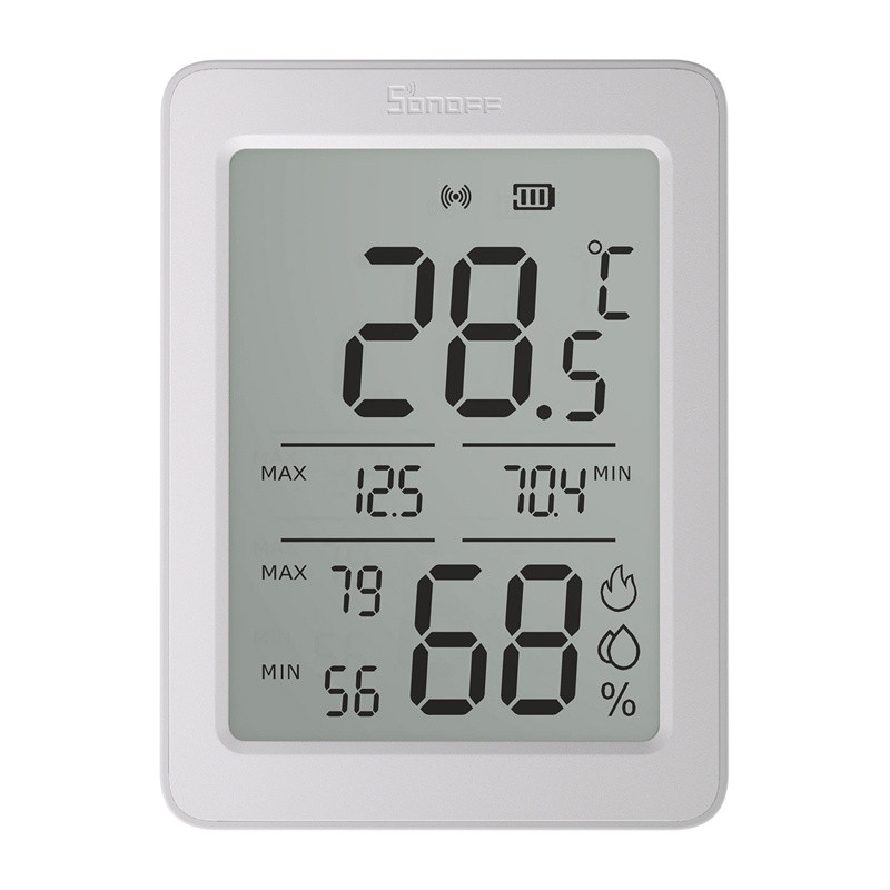 SONOFF ZigBee SNZB-02DR2 Temperature and Humidity Sensor, 2-Pack