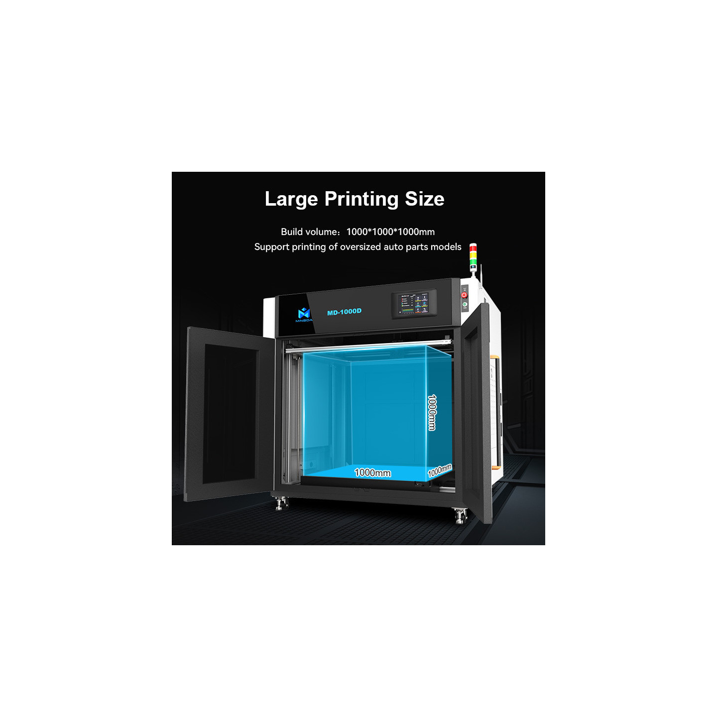 3D Printeris  MINGDA MD-1000D