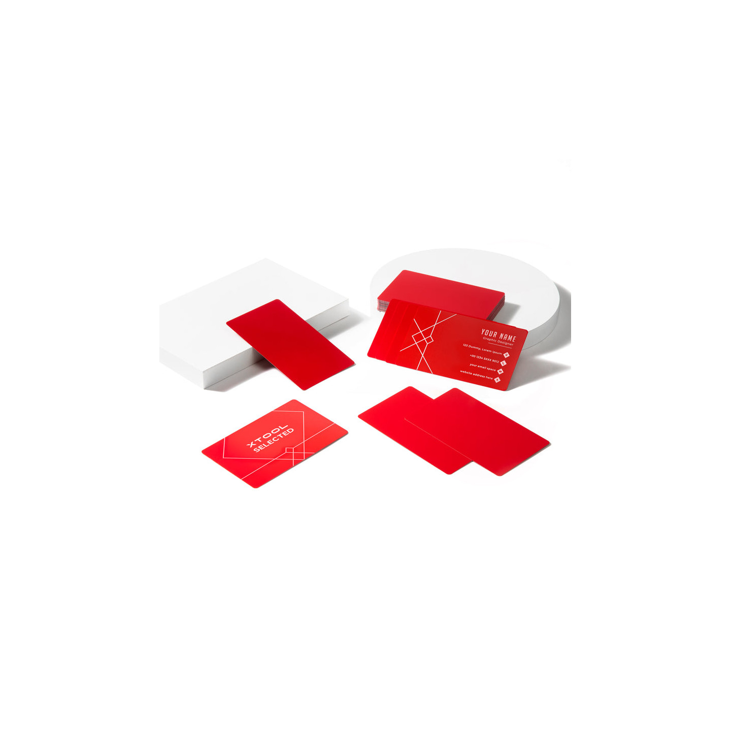 xTool Metal Business Cards - 60pcs
