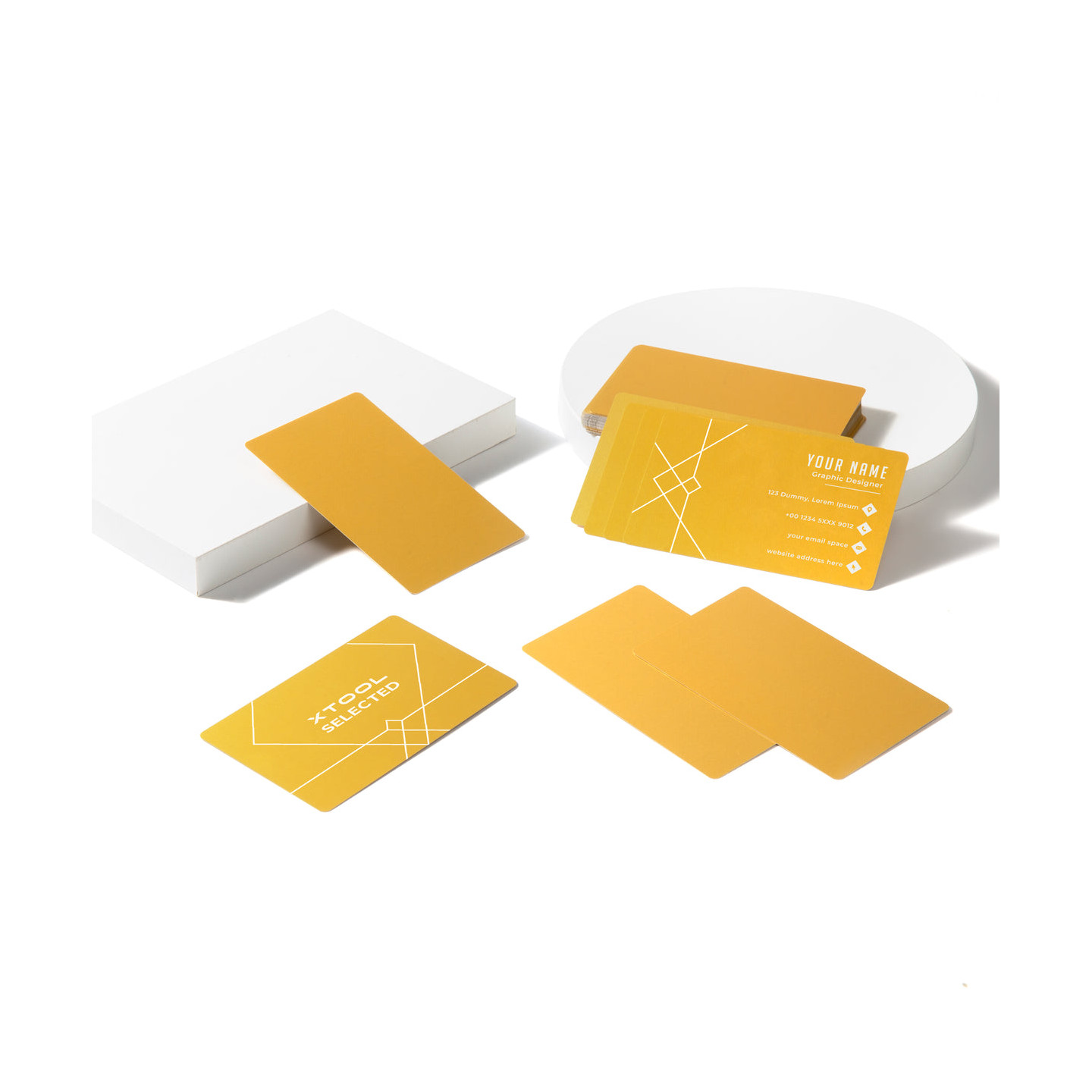 xTool Metal Business Cards - 60pcs
