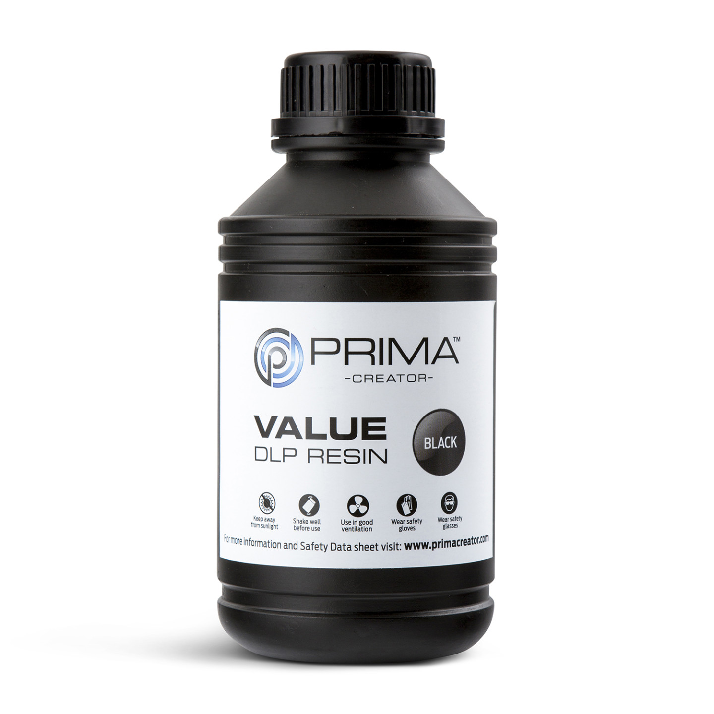 PrimaCreator Value UV / DLP Resin - 500 g - Black