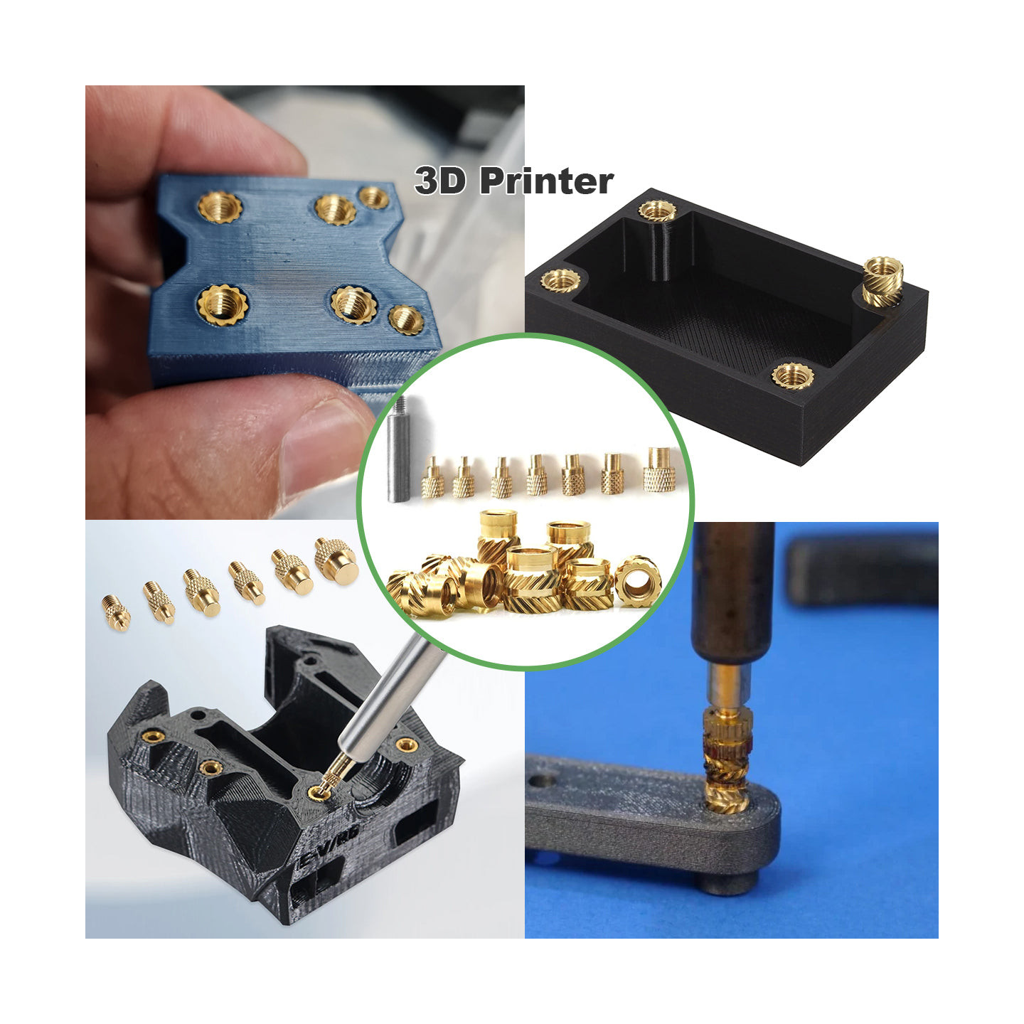 Mintion Heat Set Insert Tips and Threaded Inserts
