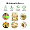Mintion M3 x 5,7mm x 4,6mm Threaded Insert Set - 100 pcs