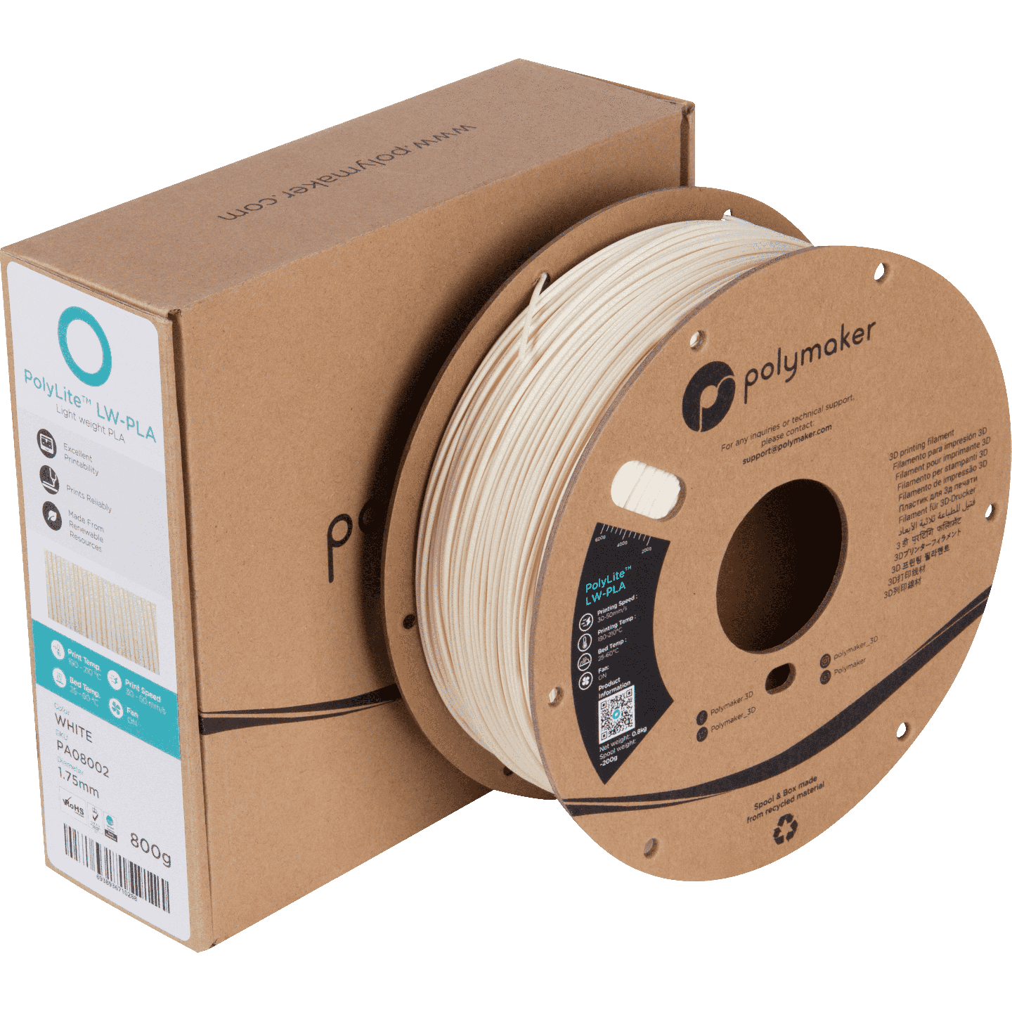 Polymaker PolyLite LW-PLA