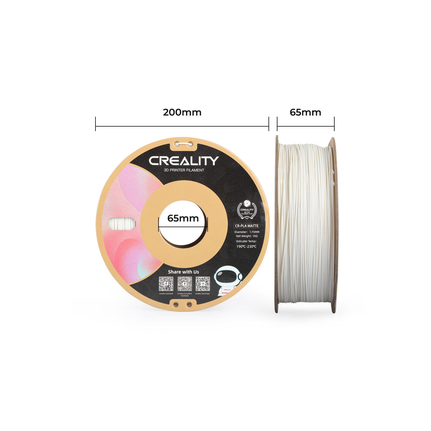 Creality CR-PLA Matte  - 1.75 mm - 1 kg