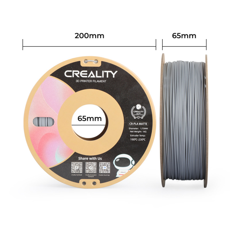 Creality CR-PLA Matte  - 1.75 mm - 1 kg