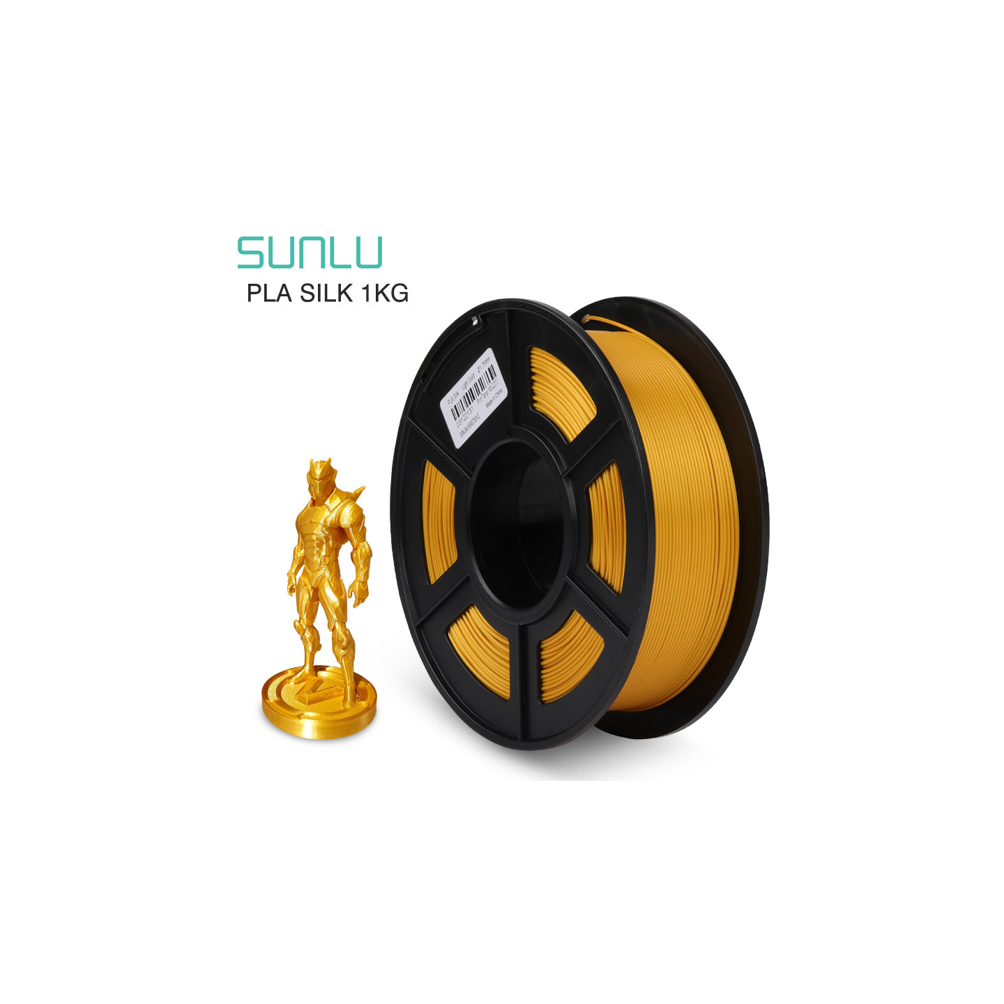 Sunlu Silk PLA+ Filament - 1.75mm - 1kg