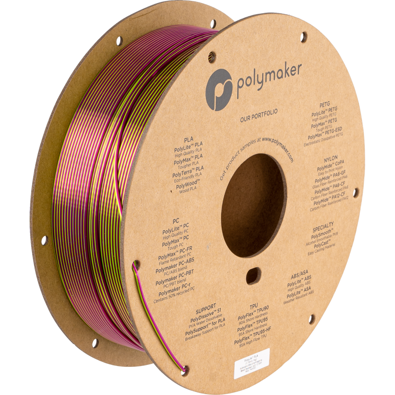Polymaker PolyLite Silk PLA Dual Color