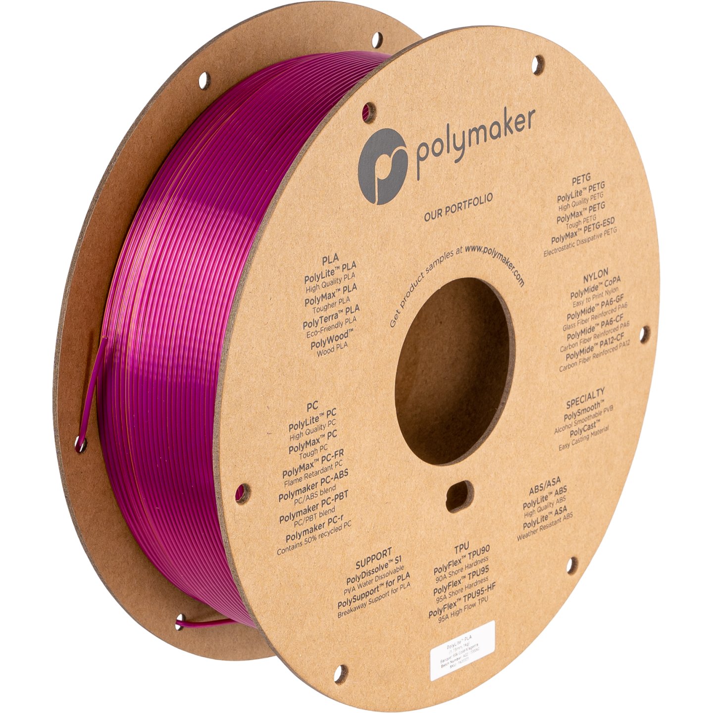Polymaker PolyLite Silk PLA Dual Color