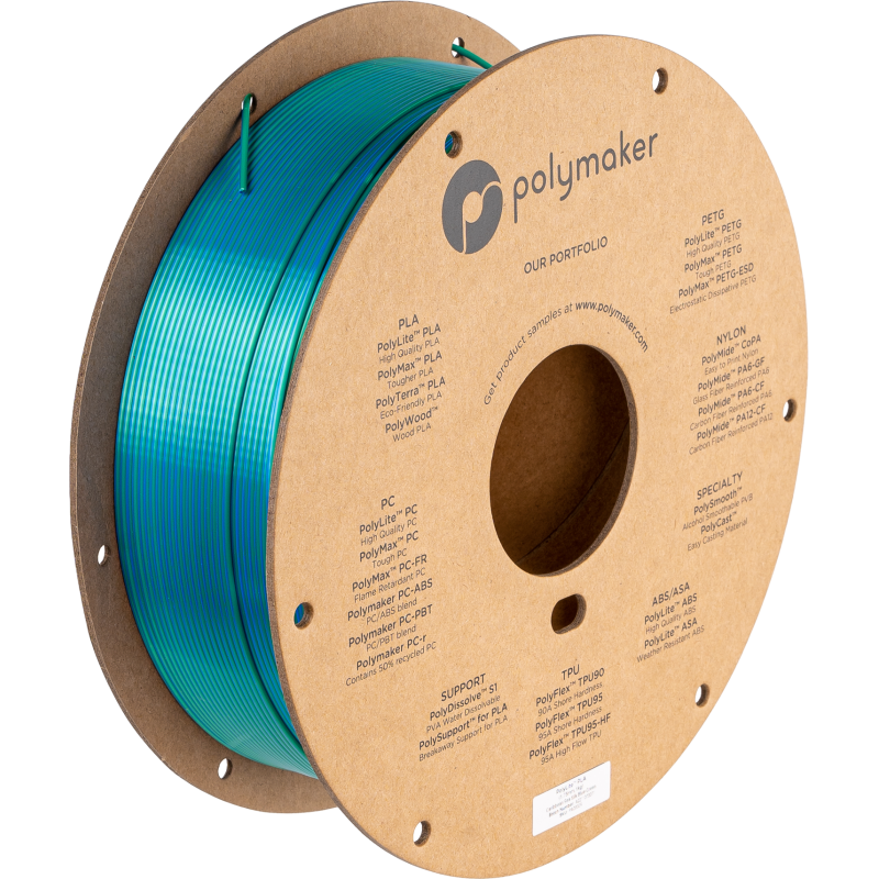 Polymaker PolyLite Silk PLA Dual Color