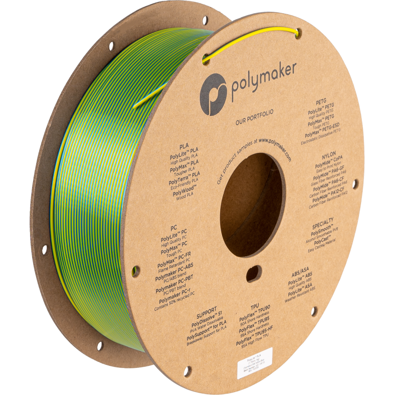 Polymaker PolyLite Silk PLA Dual Color