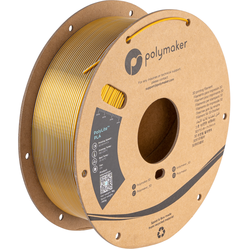 Polymaker PolyLite Silk PLA Dual Color