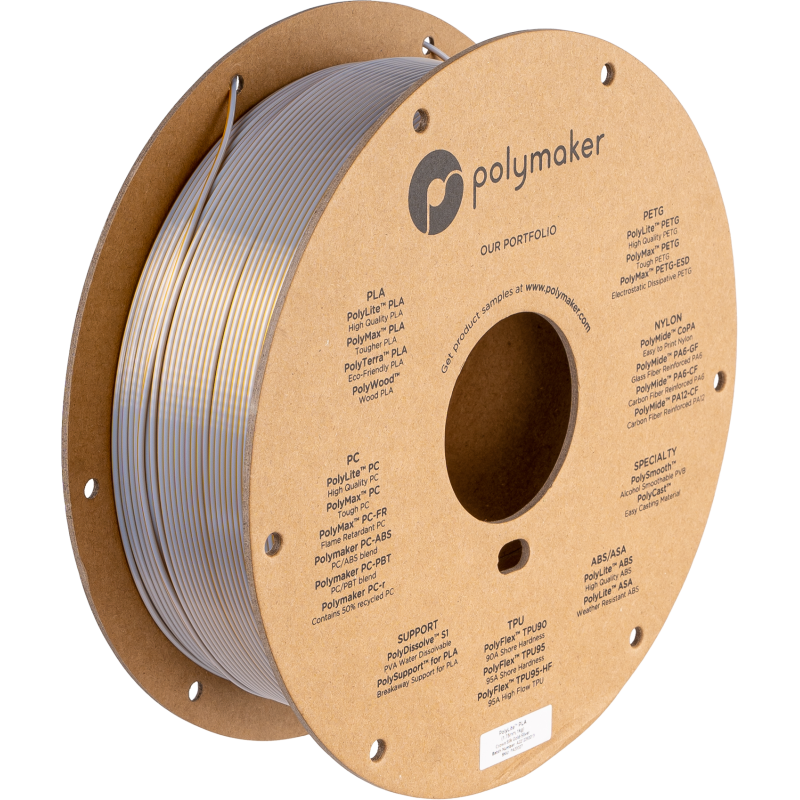 Polymaker PolyLite Silk PLA Dual Color