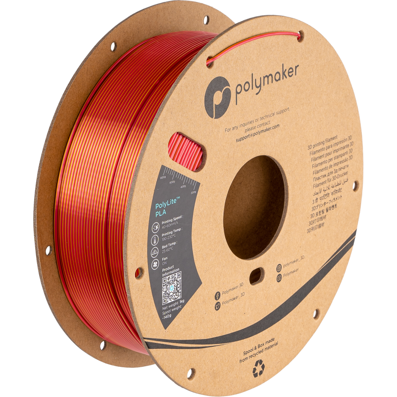Polymaker PolyLite Silk PLA Dual Color