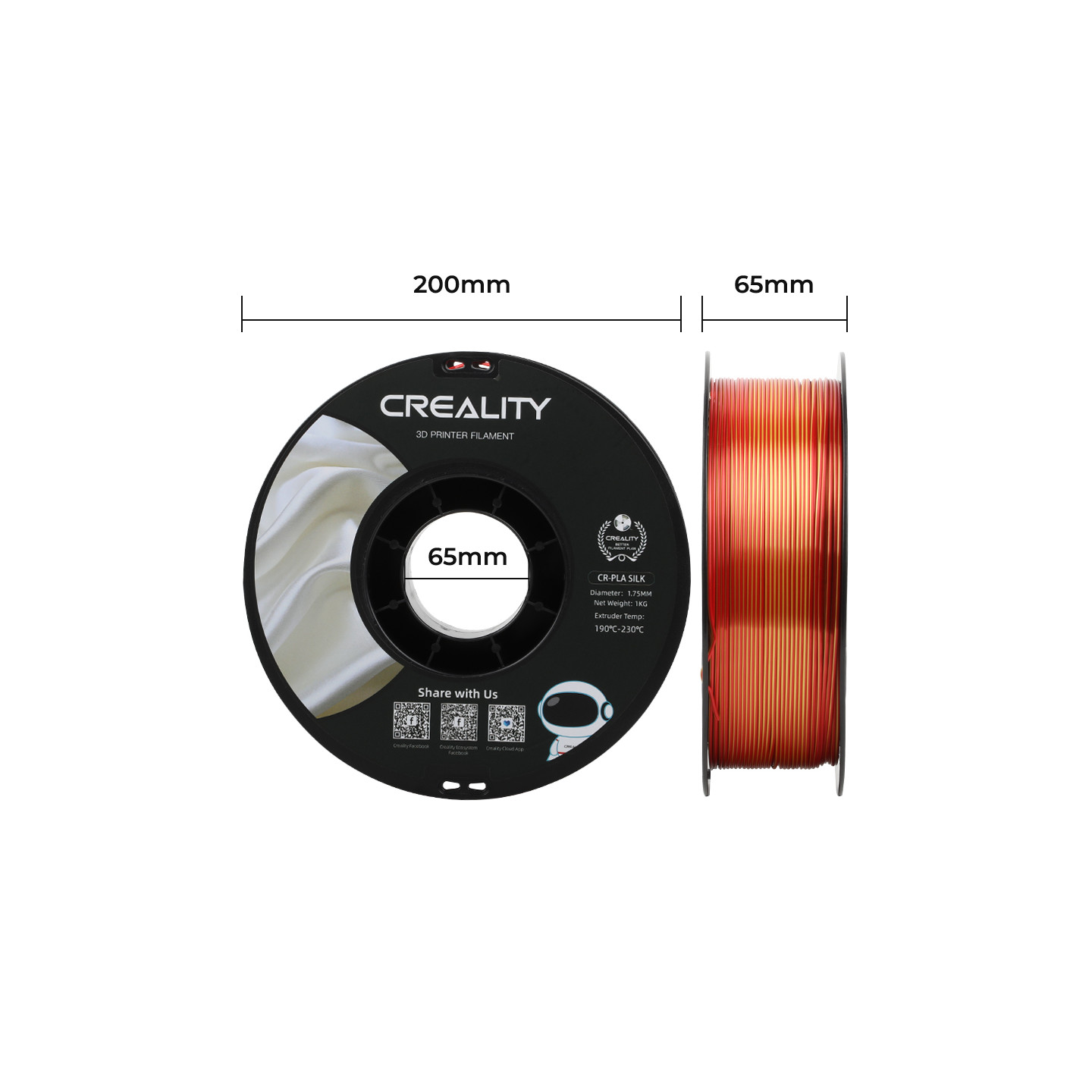 Creality CR-PLA Silk  - 1.75 mm - 1 kg