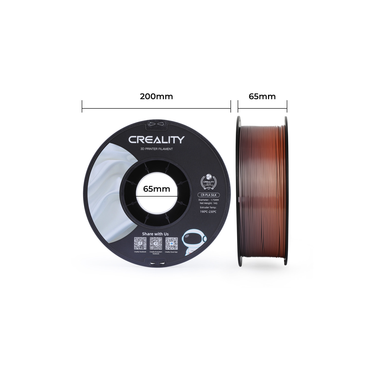 Creality CR-PLA Silk  - 1.75 mm - 1 kg