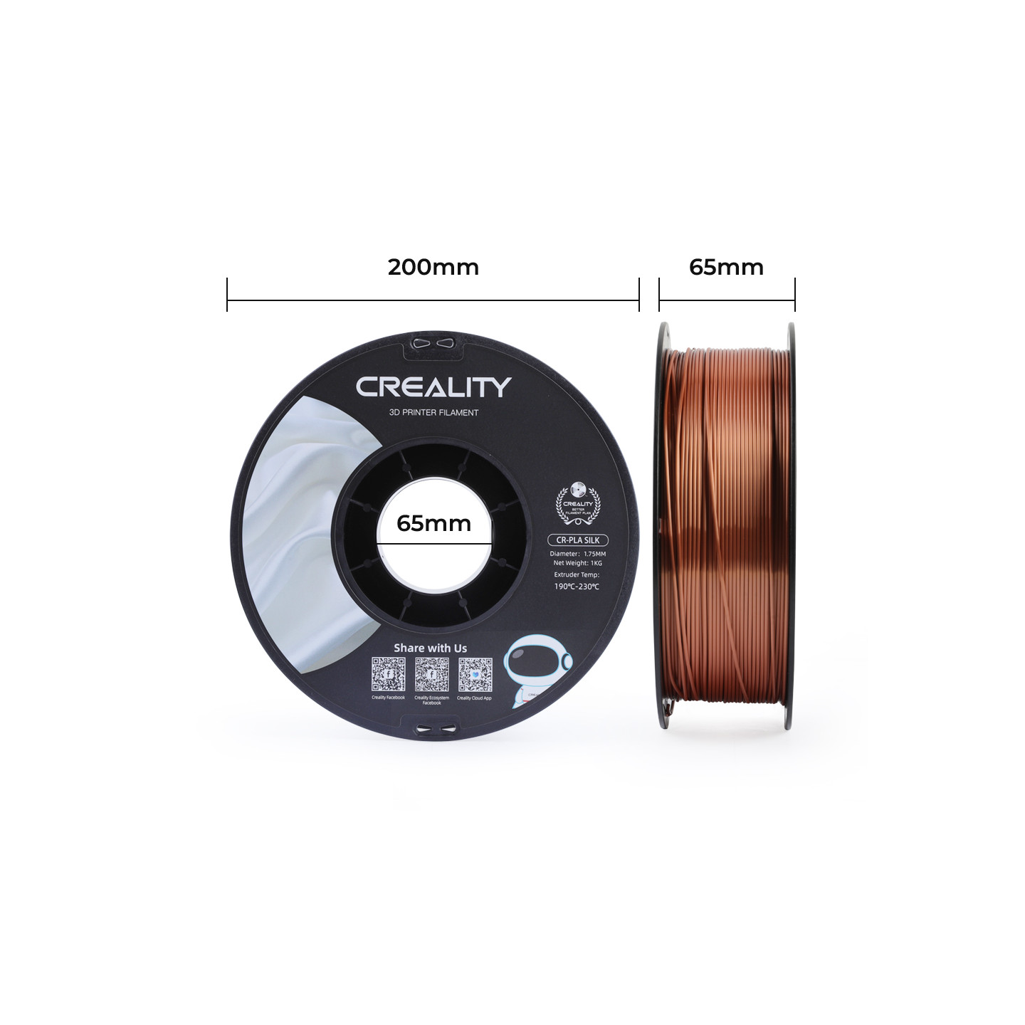 Creality CR-PLA Silk  - 1.75 mm - 1 kg