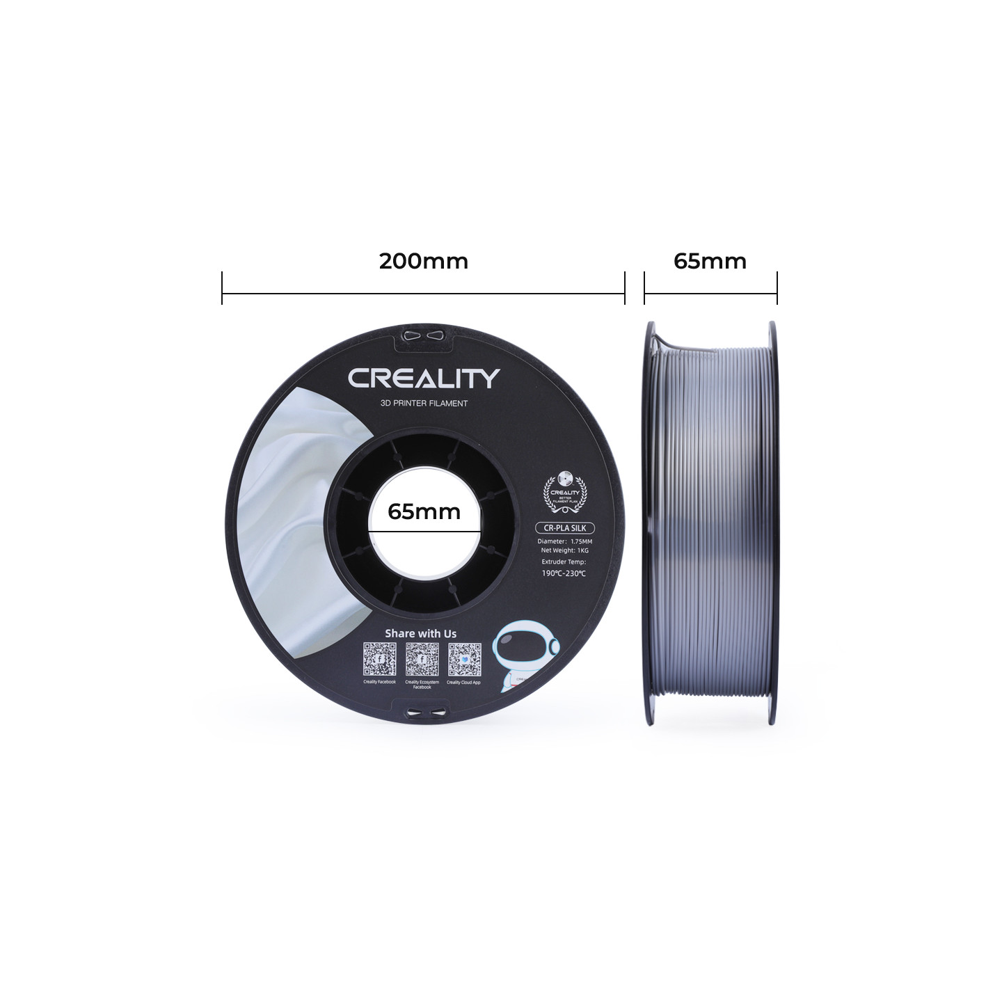 Creality CR-PLA Silk  - 1.75 mm - 1 kg