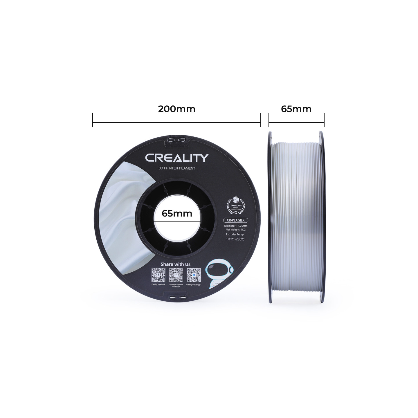 Creality CR-PLA Silk  - 1.75 mm - 1 kg