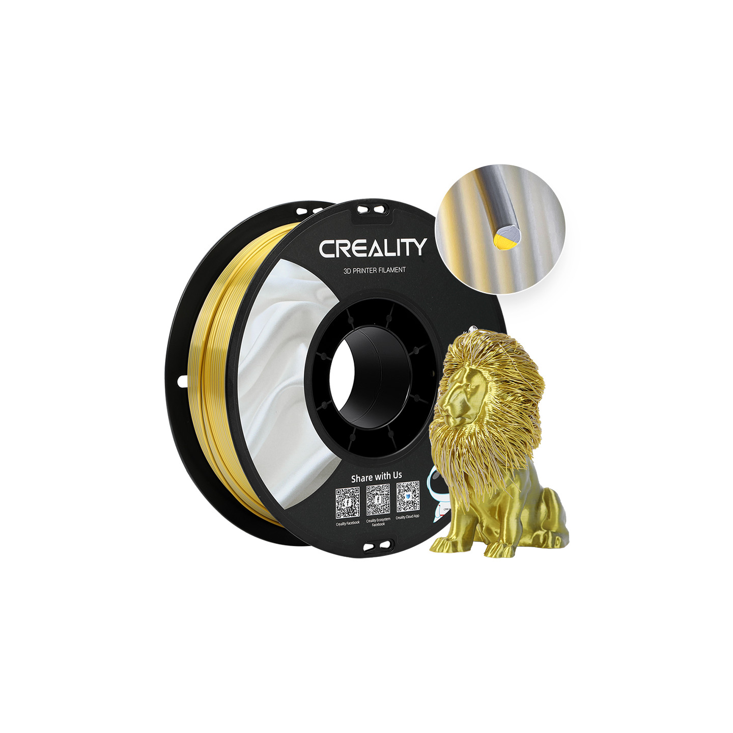 Creality CR-PLA Silk  - 1.75 mm - 1 kg