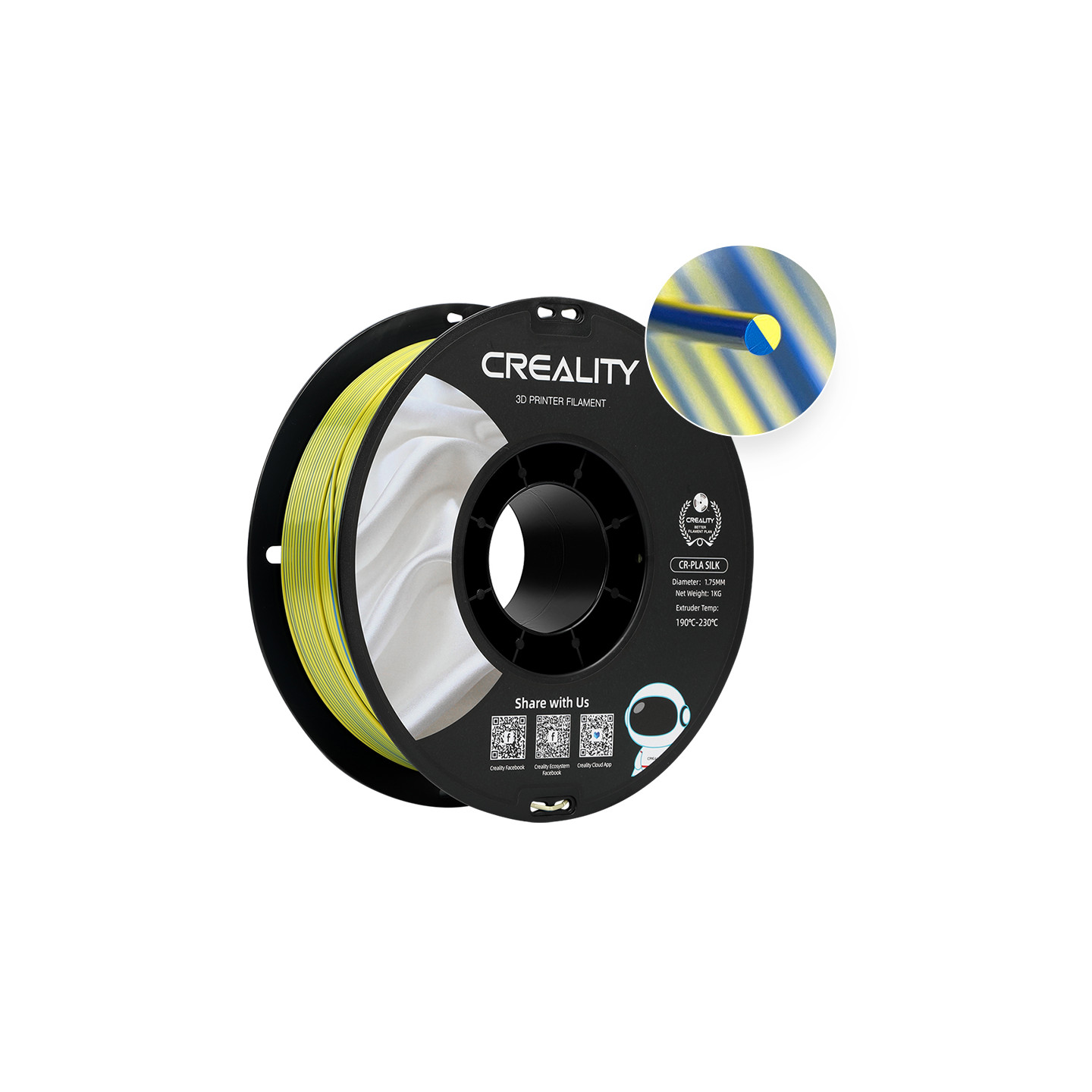 Creality CR-PLA Silk  - 1.75 mm - 1 kg